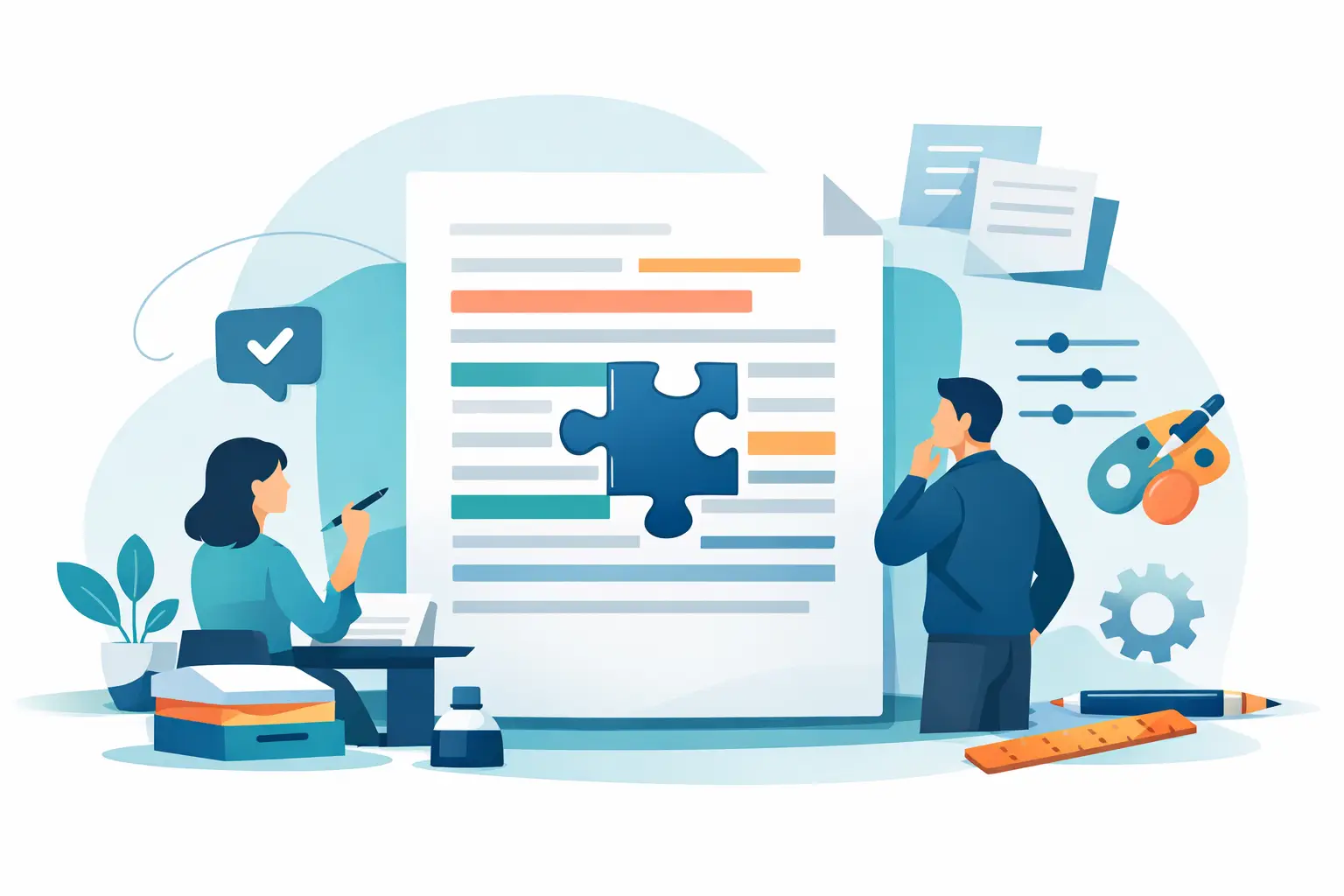 Fix style breaks in your document: Keep your text coherent